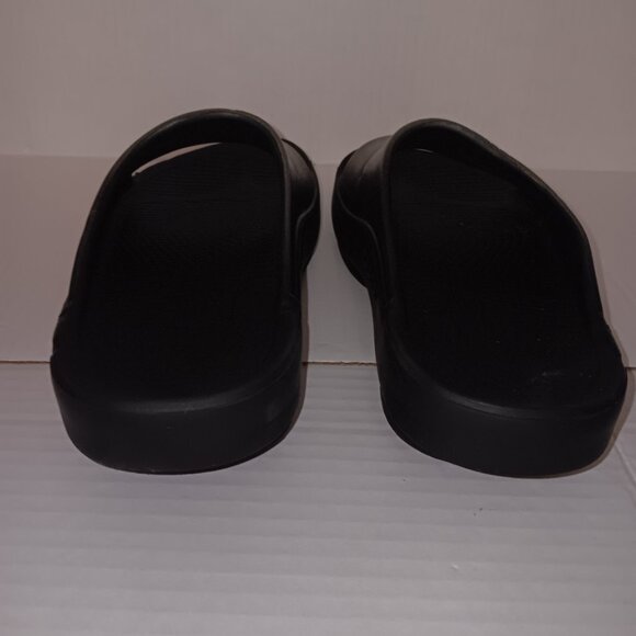 OOFOS METALLIC SPORT FLEX  SLIDE SANDALS - Picture 4 of 10